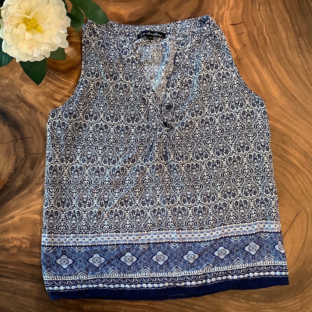 Ava Christine patterned top
